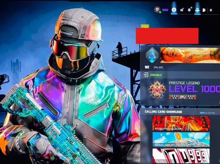 Level 1000 – Master Prestige /27000k kills