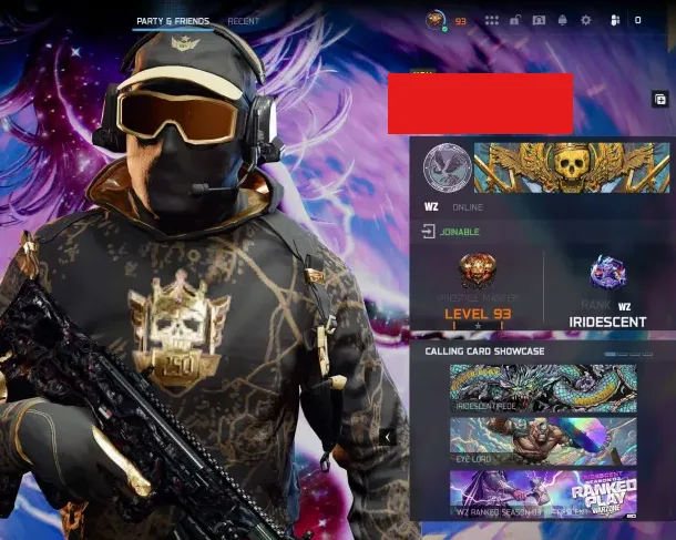 Top250 BO6 prestige master, 3x iri with Apocalypse camo