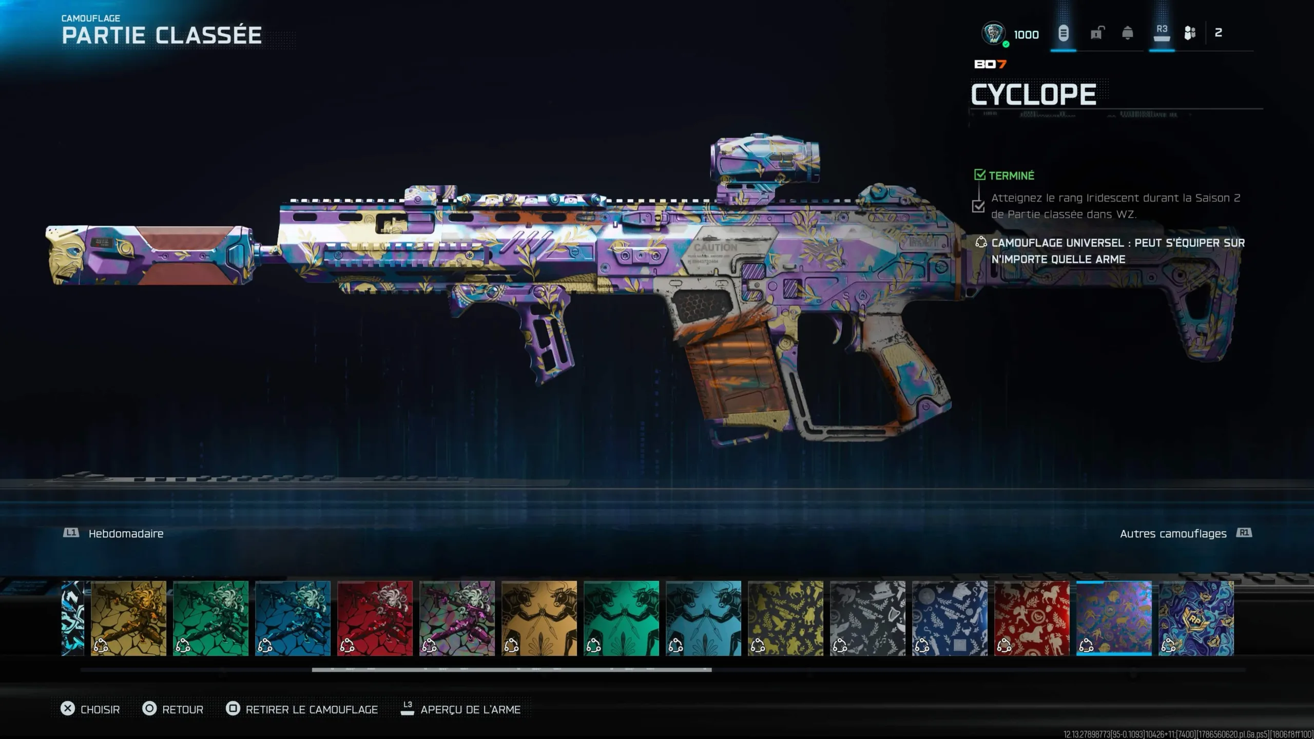LVL 1000 | MW3 WZ S2 TOP 250 | BO6 WZ S2 + S5 IRI | BO7 WZ S2-S5 IRI | BO7 MP S4 IRI | MULTIPLE IRI CAMOS | - Image 12
