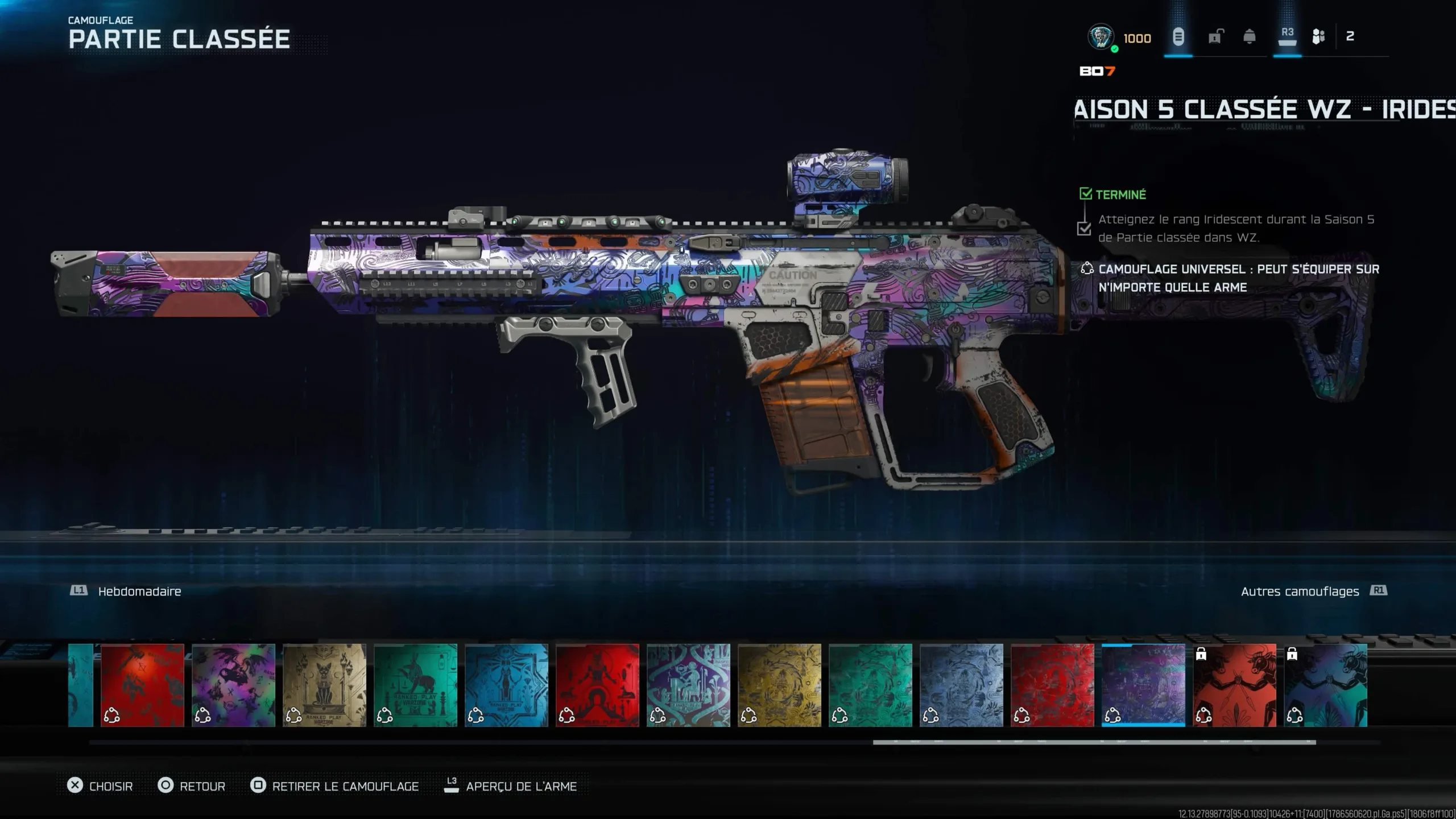 LVL 1000 | MW3 WZ S2 TOP 250 | BO6 WZ S2 + S5 IRI | BO7 WZ S2-S5 IRI | BO7 MP S4 IRI | MULTIPLE IRI CAMOS | - Image 13
