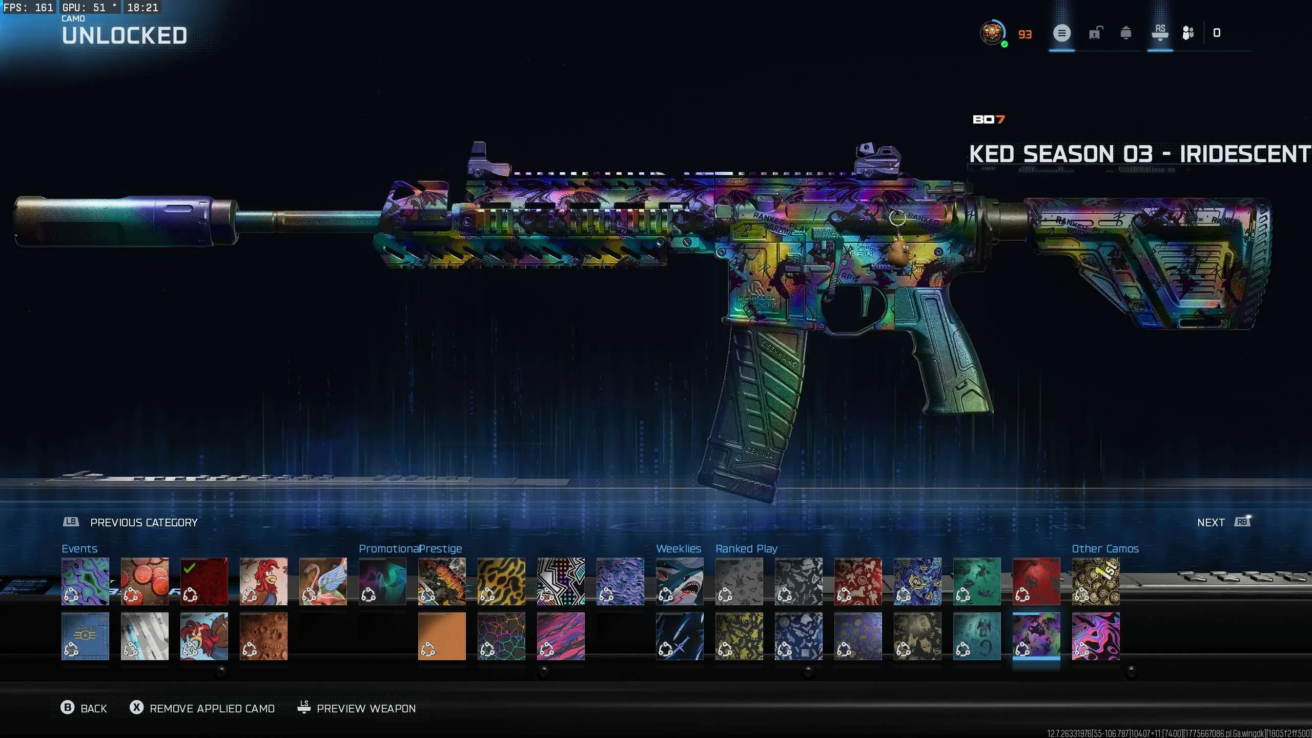 Top250 BO6 prestige master, 3x iri with Apocalypse camo - Image 2