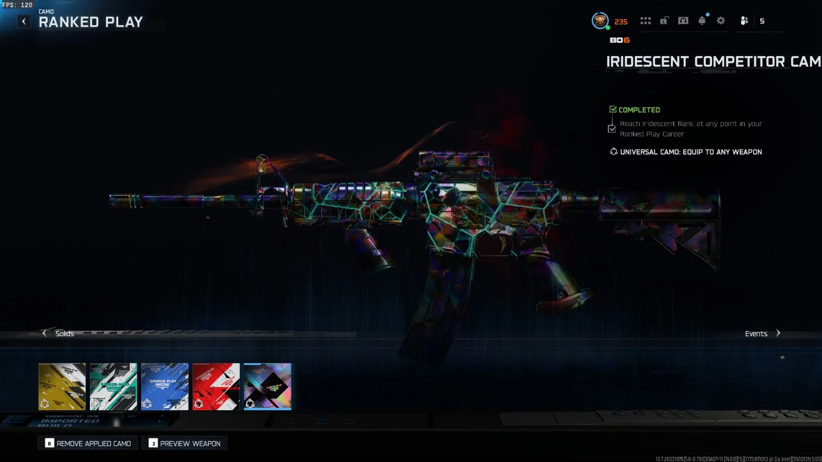 Prestige Master Level 235 (Iridescent Warzone BO6/BO7) - Image 4