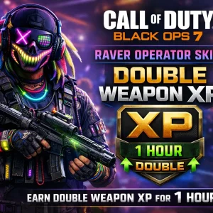 1 HOUR DOUBLE WEAPON XP