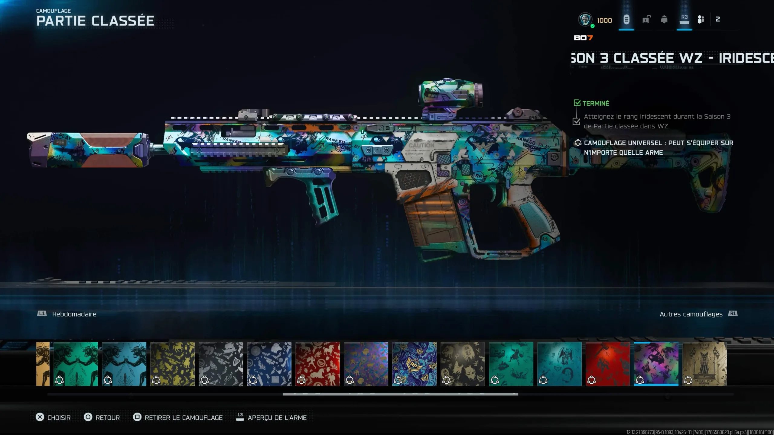 LVL 1000 | MW3 WZ S2 TOP 250 | BO6 WZ S2 + S5 IRI | BO7 WZ S2-S5 IRI | BO7 MP S4 IRI | MULTIPLE IRI CAMOS | - Image 5