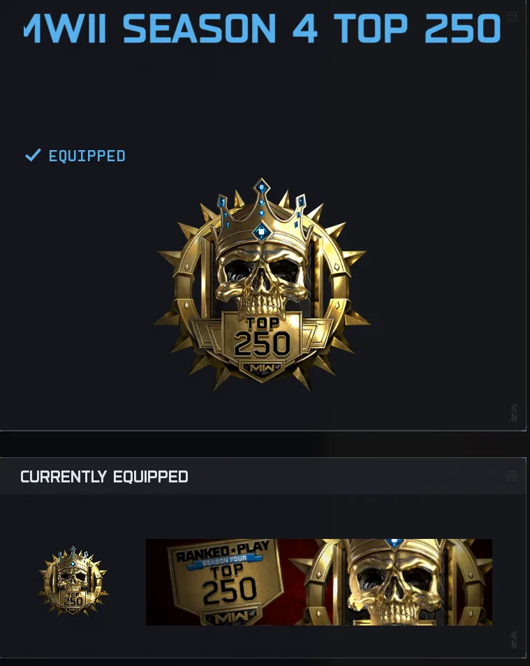 MW2 TOP250/ BO6TOP250