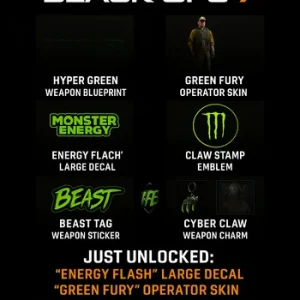 Exclusive Monster Energy Full Set Pack
